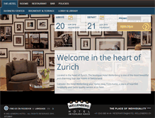 Tablet Screenshot of hotel-wellenberg.ch